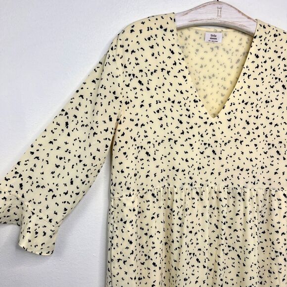 Aritzia Little Moon Spritz Dress Size 2XS Oversized Tiered Ruffle Floral XXS - Picture 4 of 9